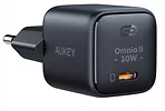 AUKEY PA-B1L Black Omnia II Mini ładowarka sieciowa 1xUSB-C PowerDelivery 30W 5A