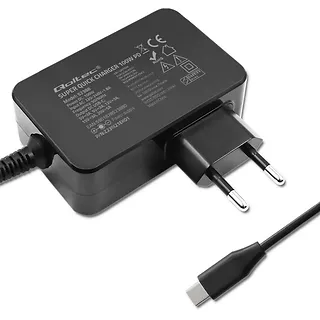 Qoltec Ładowarka GaN Power Pro | 1xUSB-C | 100W | 5-20V | 3-5A | Czarna