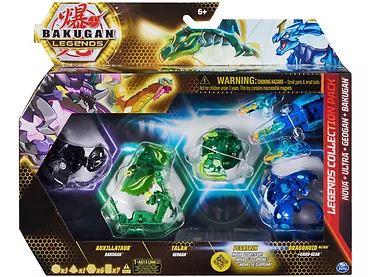 Spin Master Bakugan Legends - Kolekcjonerski zestaw figurek Legends Collection MIX