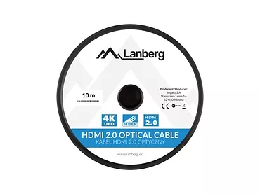 Lanberg Kabel HDMI M/M v2. 10M czarny optyczny AOC
