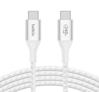 Belkin Kabel BoostCharge USB-C/USB-C 240W 1m biały