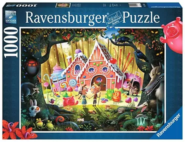 Ravensburger Polska Puzzle 1000 elementów Jaś i Małgosia