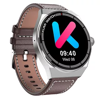 Smartwatch Kumi GT5 MAX 1.39 cala 290 mAh Srebrny