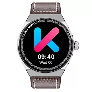 Smartwatch Kumi GT5 MAX 1.39 cala 290 mAh Srebrny