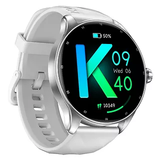 Kumi Smartwatch GW5 Pro 1.43 cala 300 mAh Srebrny