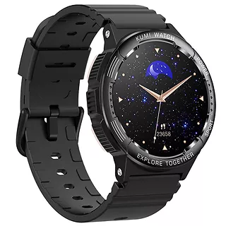 Kumi Smartwatch K6 1.3 cala 300 mAh Czarny