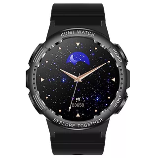 Kumi Smartwatch K6 1.3 cala 300 mAh Czarny