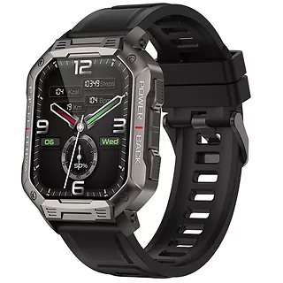 Kumi Smartwatch U3 Pro 1.83 cala 400 mAh Czarny