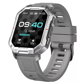 Kumi Smartwatch U3 Pro 1.83 cala 400 mAh Srebrny