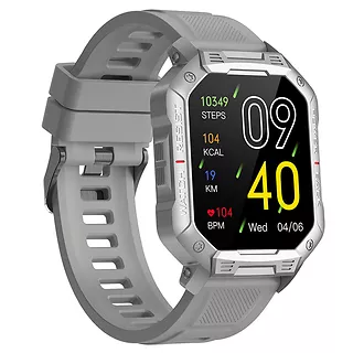 Kumi Smartwatch U3 Pro 1.83 cala 400 mAh Srebrny