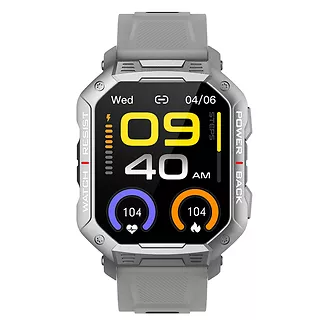 Kumi Smartwatch U3 Pro 1.83 cala 400 mAh Srebrny