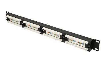Extralink Patch panel 24 porty CAT5E UTP