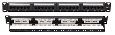 Extralink Patch panel 24 porty CAT5E UTP
