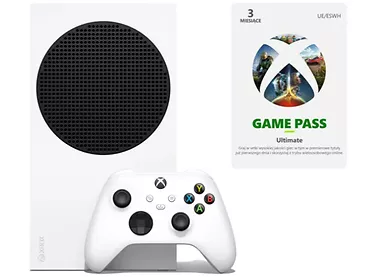 Konsola Microsoft Xbox Series S + 3mies Game Pass Ultimate