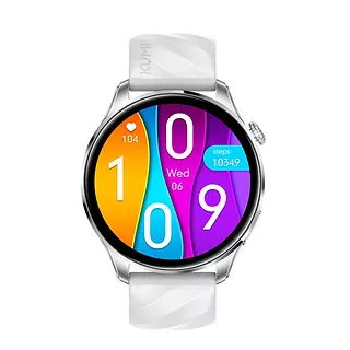 Kumi Smartwatch GW3 Pro 1.43 cala 300 mAh Srebrny