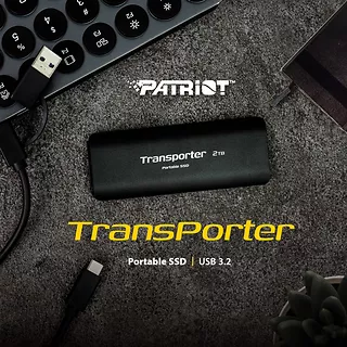 Patriot Dysk SSD 2TB Transporter 1000/1000 MB/s Type-C