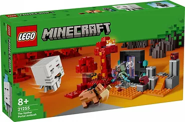 LEGO Klocki Minecraft 21255 Zasadzka w portalu do Netheru