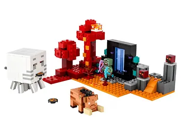 LEGO Klocki Minecraft 21255 Zasadzka w portalu do Netheru