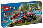 LEGO Klocki City 60412 Terenowy wóz strażacki z łodzią ratunkową