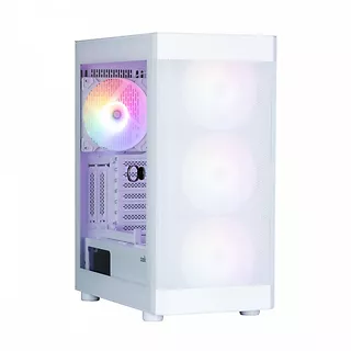 Zalman Obudowa I4 TG ATX Mid Tower 4 fans RGB Biała