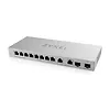 Zyxel Przełącznik 12-Port Gigabit Unmanaged Switch with 8-Port 1G +                        2-Port 2.5G + 2-Port SFP+ XGS1010-12-ZZ0102F