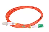Extralink Patch cord LC/UPC-LC/APC MM OM2 DUPLEX 3.0mm 2m