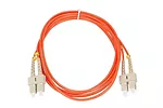 Extralink Patchcord SC/UPC-SC/UPC MM 50/125 DUPLEX 3.0mm 1m