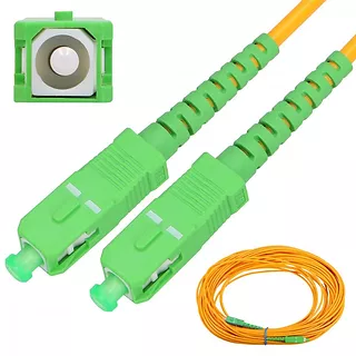 Extralink Patchcord SC/APC-SC/APC SM G.652D SIMPLEX 3.0mm 10m