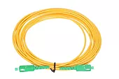 Extralink Patchcord SC/APC-SC/APC SM G.652D SIMPLEX 3.0mm 10m