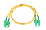 Extralink Patchcord SC/APC-SC/APC SM G.657A1 DUPLEX 3.0mm 0.5m