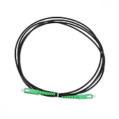 Extralink Patchcord SC/APC-SC/APC SM SIMPLEX 3.0mm 3m czarny