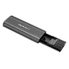 Qoltec Obudowa | kieszeń NV2271 na dysk M.2 SSD | SATA | NVMe | USB-C | 2TB