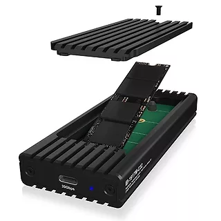 IcyBox Obudowa IB-1917M-C32 NVMe USB 3.2 Gen 2x2,  20 Gbit/s