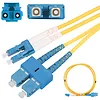 Extralink Patchcord SC/UPC-LC/UPC SM G.652D DUPLEX 3.0mm 2m PVC