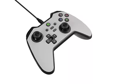 Natec Gamepad Genesis Mangan 300 przewodowy do PC/Switch/Mobile Biały