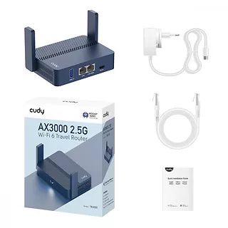 Cudy Router TR3000 VPN Travel AX3000