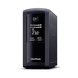 CyberPower Zasilacz awaryjny UPS VP1000EILCD 1000VA/550W AVR/LCD/6xC13/RJ11/RJ45