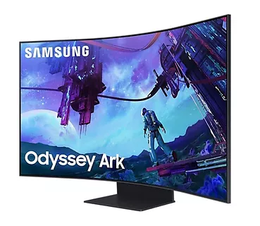 Samsung Monitor 55 cali LS55CG970NUXEN VA 3840x2160 UHD 16:9 4xHDMI/LAN(RJ45)/2xUSB2.0 1ms(GTG) WiFi/BT głośniki zakrzywiony HAS+PIV 165Hz SMART Gaming 2Yd2d