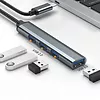 Qoltec HUB adapter USB-C 3.1 4w1 | USB 3.0 | 3x USB 2.0