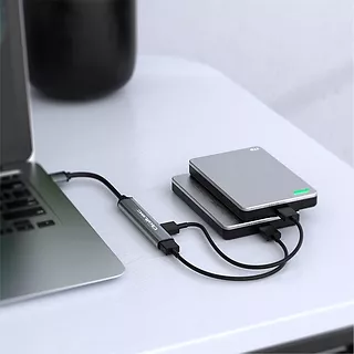 Qoltec HUB adapter USB-C 3.1 4w1 | USB 3.0 | 3x USB 2.0