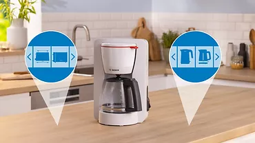 Bosch Ekspres przelewowy TKA2M111 biały