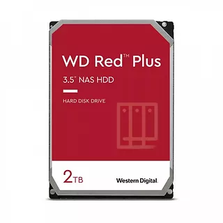 Western Digital Dysk twardy WD Red Plus 2TB 3,5 CMR 64MB/5400RPM