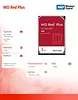 Western Digital Dysk twardy WD Red Plus 2TB 3,5 CMR 64MB/5400RPM