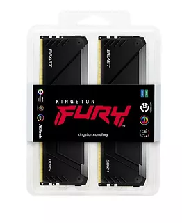 Kingston Pamięć DDR4 Fury Beast    RGB  64GB(4*16GB)/3600  CL18