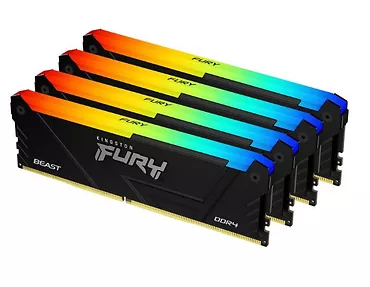 Kingston Pamięć DDR4 Fury Beast    RGB  64GB(4*16GB)/3600  CL18