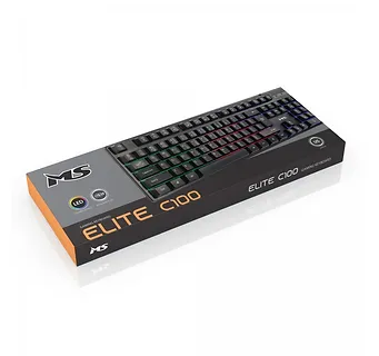 MS Klawiatura gamingowa Elite C100 LED membranowa