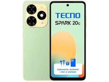 Smartfon TECNO Spark 20C 4/128GB Magic Skin Green