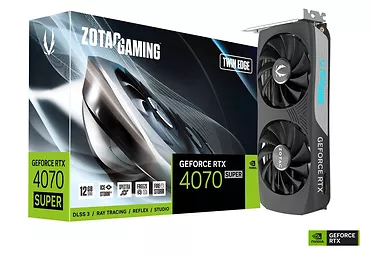 ZOTAC Karta graficzna GeForce RTX 4070 SUPER TWIN EDGE 12GB GDDRX6 192bit 3DP