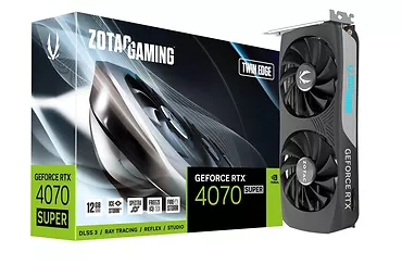 Karta graficzna ZOTAC GeForce RTX 4070 SUPER TWIN EDGE 12GB GDDRX6 192bit 3DP