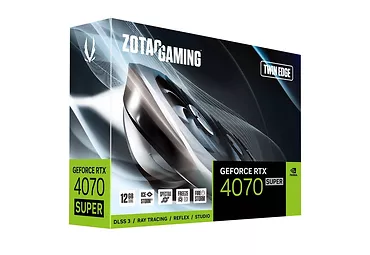 Karta graficzna ZOTAC GeForce RTX 4070 SUPER TWIN EDGE 12GB GDDRX6 192bit 3DP
